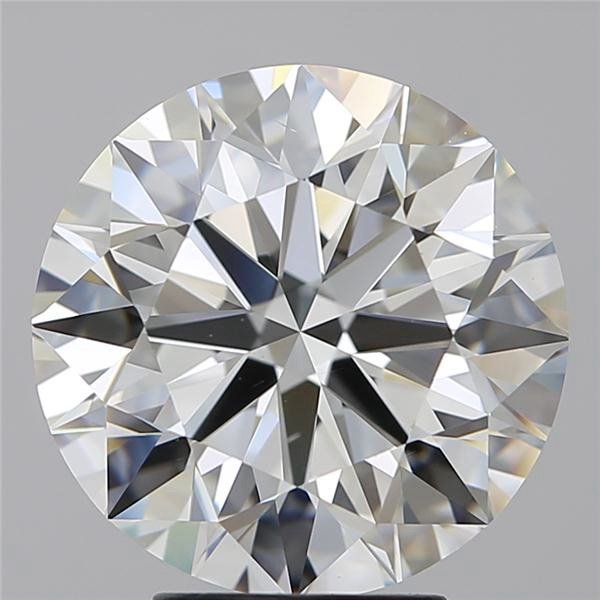 5.02ct J VS2 Rare Carat Ideal Cut Round Diamond