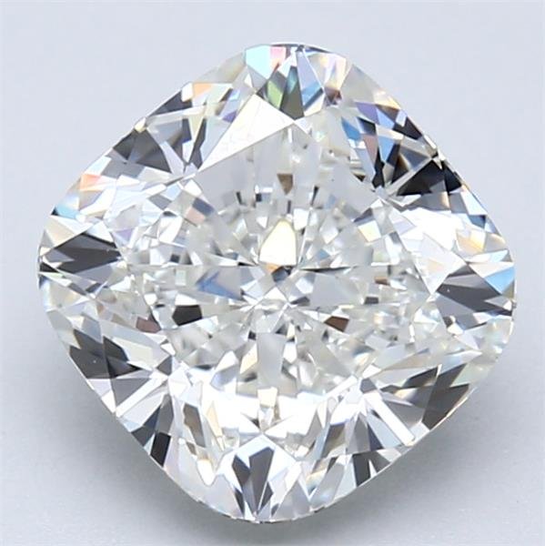 2.58ct H VS1 Rare Carat Ideal Cut Cushion Diamond