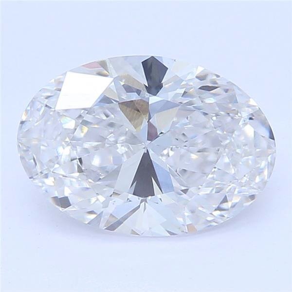 0.85ct F VS1 Rare Carat Ideal Cut Oval Lab Grown Diamond