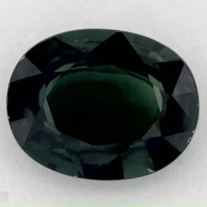 2.16 Carat Green Oval Sapphire