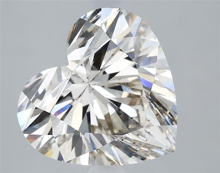 3.05ct K SI1 Rare Carat Ideal Cut Heart Lab Grown Diamond