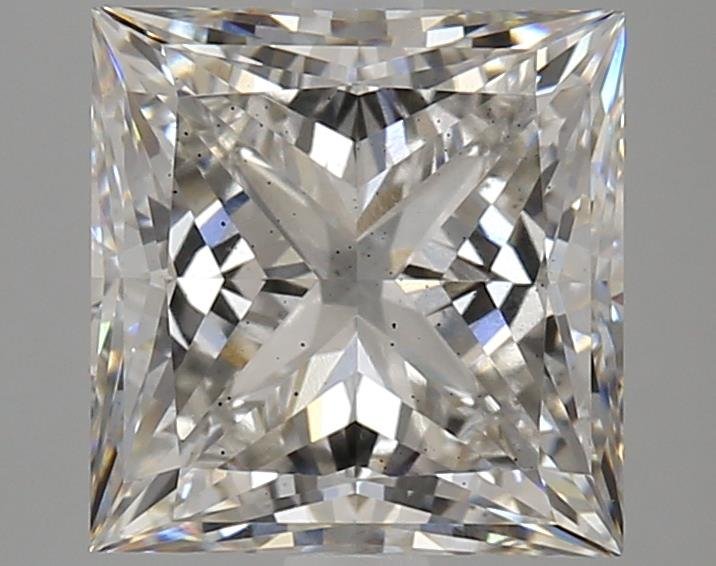 4.18ct H SI1 Rare Carat Ideal Cut Princess Lab Grown Diamond