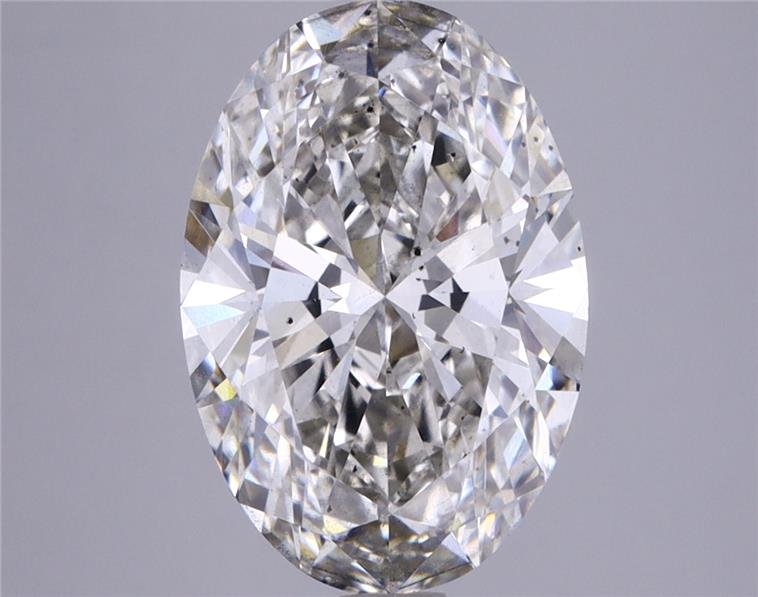 3.60ct H SI1 Rare Carat Ideal Cut Oval Lab Grown Diamond