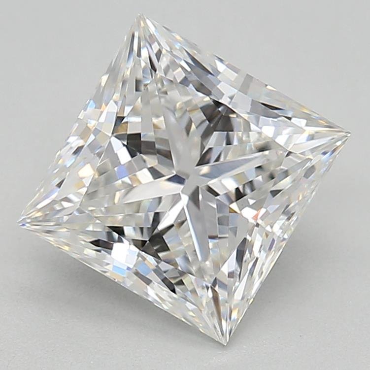 1.50ct E VVS2 Rare Carat Ideal Cut Princess Lab Grown Diamond