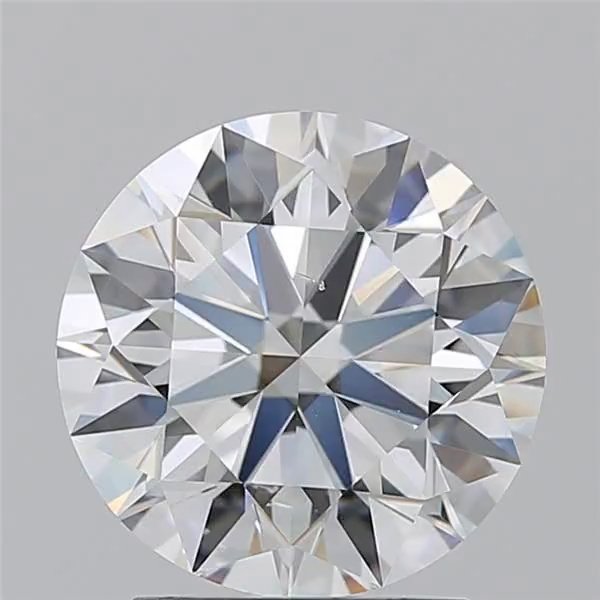 2.51ct G SI1 Rare Carat Ideal Cut Round Diamond