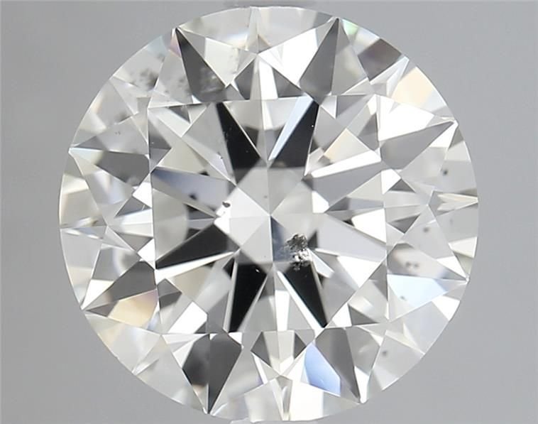 2.70ct J SI2 Rare Carat Ideal Cut Round Diamond