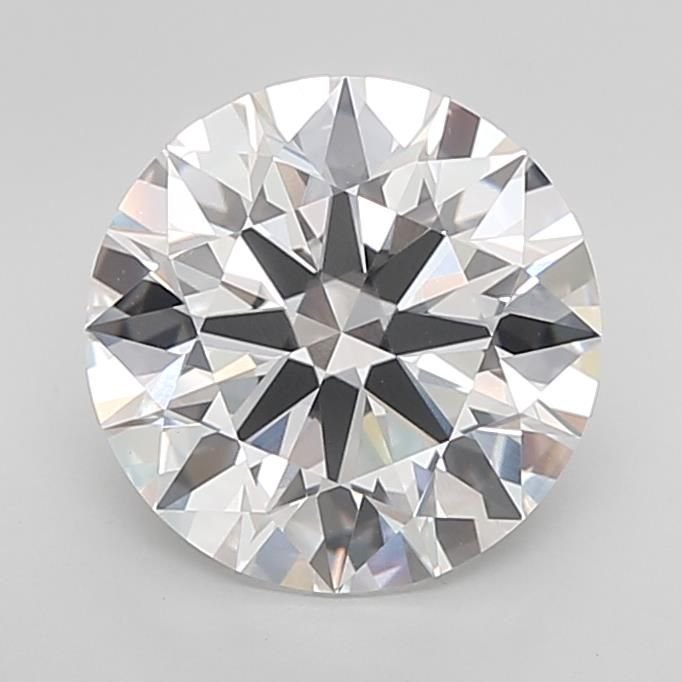 5.05ct F VVS2 Rare Carat Ideal Cut Round Lab Grown Diamond