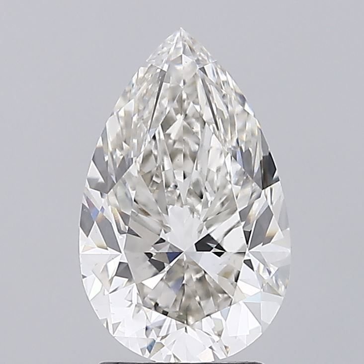 2.77ct H VS1 Very Good Cut Pear Lab Grown Diamond