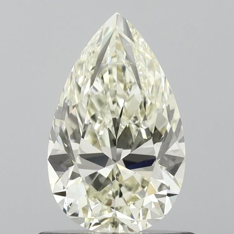 0.93ct K SI1 Rare Carat Ideal Cut Pear Diamond