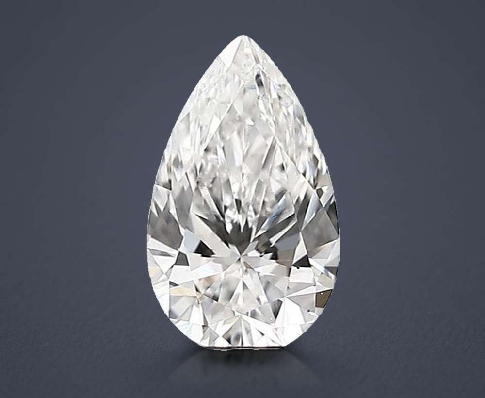 0.61 Carat Pear Lab Diamond