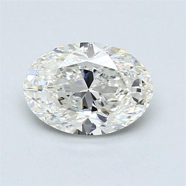 0.91ct H SI1 Very Good Cut Oval Diamond