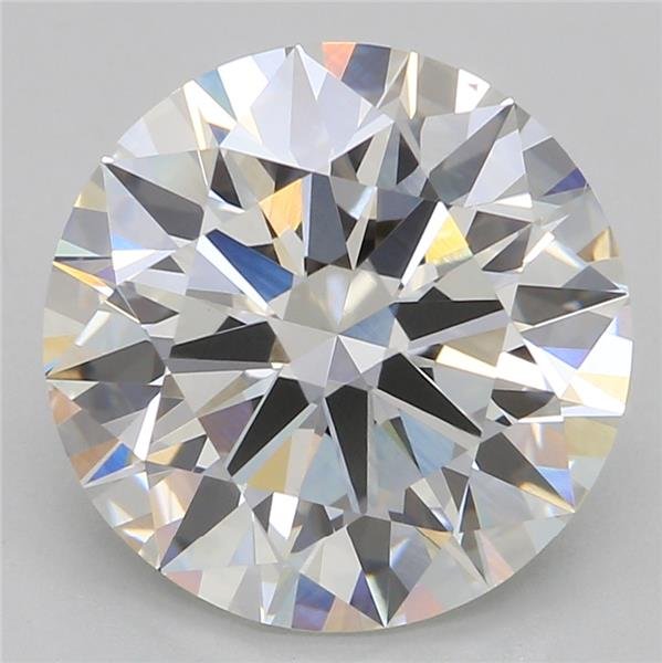 3.00ct H VS2 Rare Carat Ideal Cut Round Lab Grown Diamond