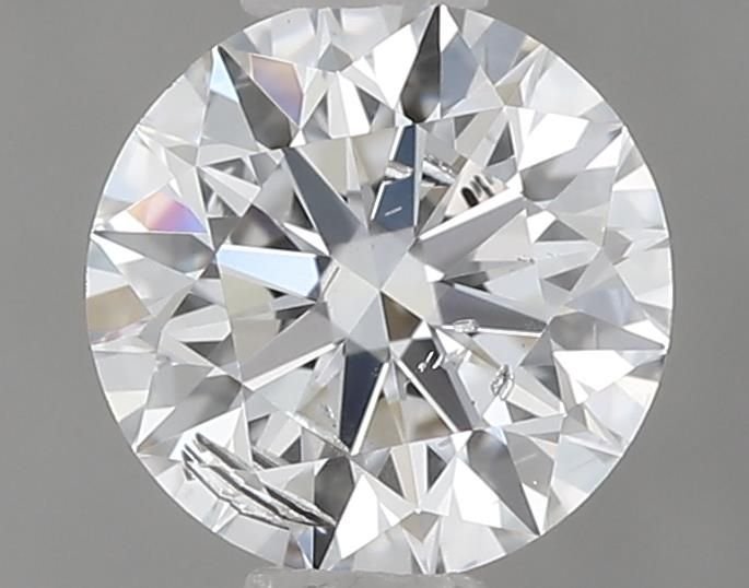 0.57ct E SI2 Rare Carat Ideal Cut Round Lab Grown Diamond