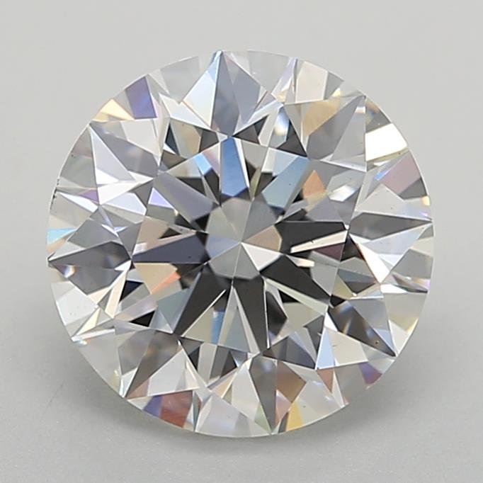 3.00ct F VS2 Rare Carat Ideal Cut Round Lab Grown Diamond