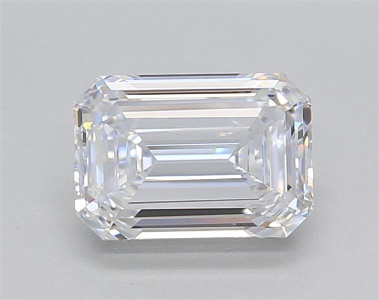 1.52ct D VS1 Rare Carat Ideal Cut Emerald Lab Grown Diamond