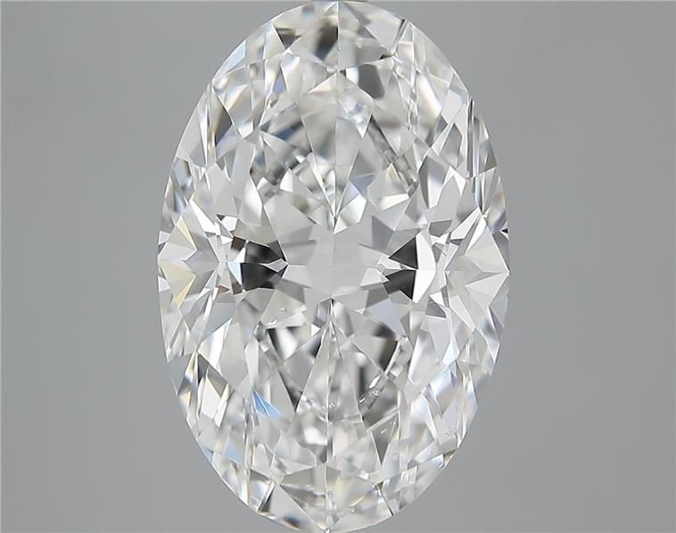 7.31ct E SI1 Rare Carat Ideal Cut Oval Diamond