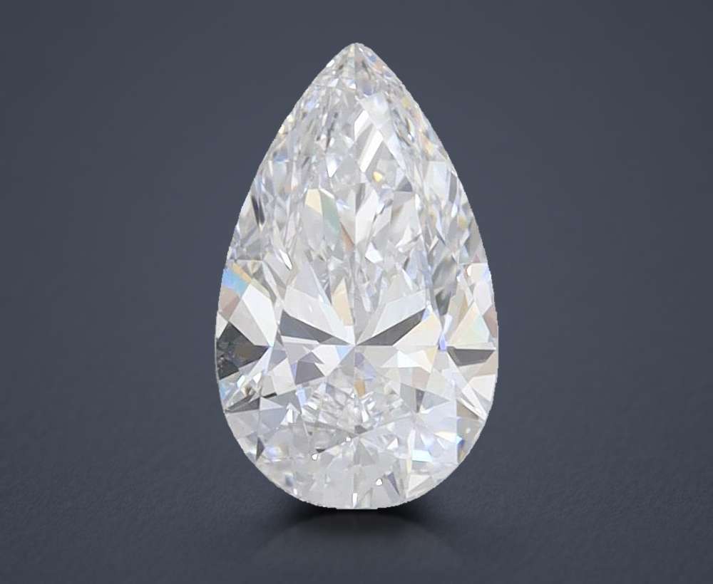 1.00 Carat Pear Lab Diamond