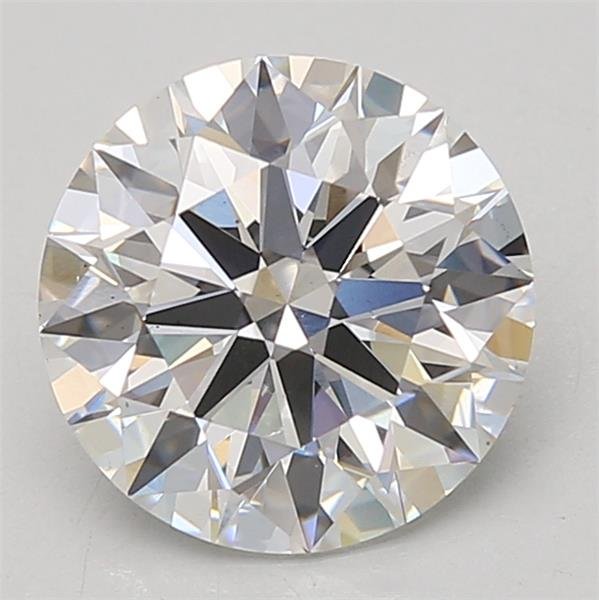 3.07ct D VS1 Rare Carat Ideal Cut Round Lab Grown Diamond