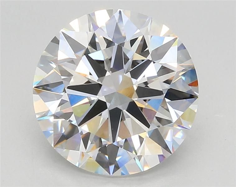 4.02ct F VVS2 Rare Carat Ideal Cut Round Lab Grown Diamond