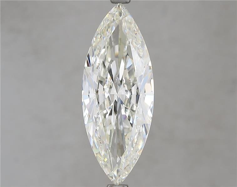3.02ct K SI2 Rare Carat Ideal Cut Marquise Diamond