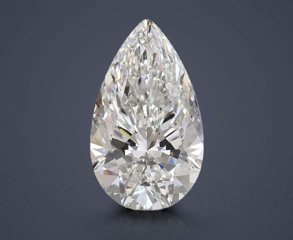 4.71 Carat Pear Lab Diamond