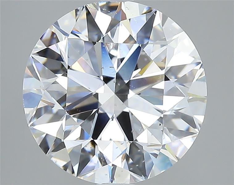 4.01ct D SI1 Rare Carat Ideal Cut Round Diamond