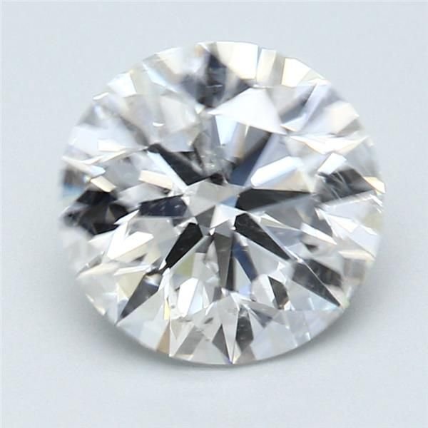 3.01ct F SI2 Rare Carat Ideal Cut Round Diamond