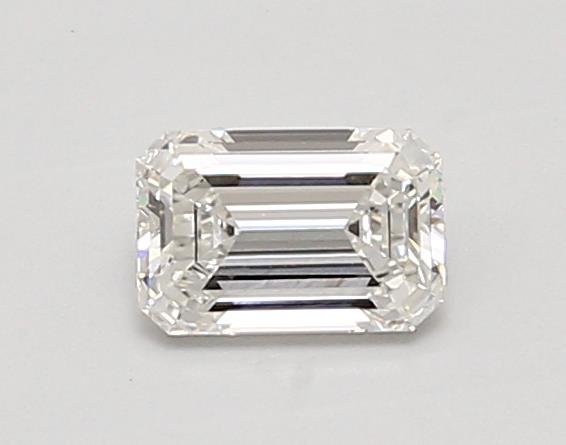 0.69ct E VVS2 Rare Carat Ideal Cut Emerald Lab Grown Diamond