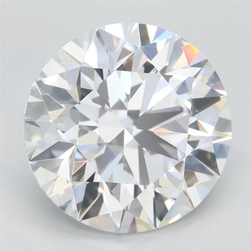 3.02ct D VVS1 Rare Carat Ideal Cut Round Lab Grown Diamond