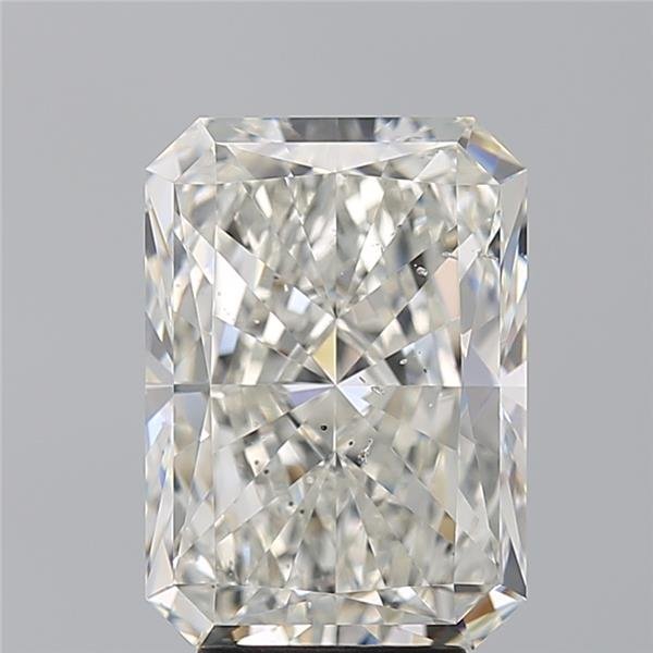 5.02ct G SI1 Rare Carat Ideal Cut Radiant Diamond