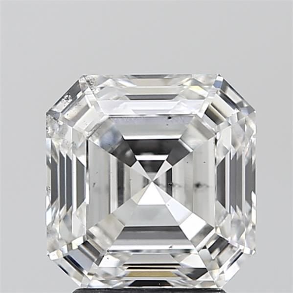 2.98ct F SI1 Rare Carat Ideal Cut Asscher Lab Grown Diamond