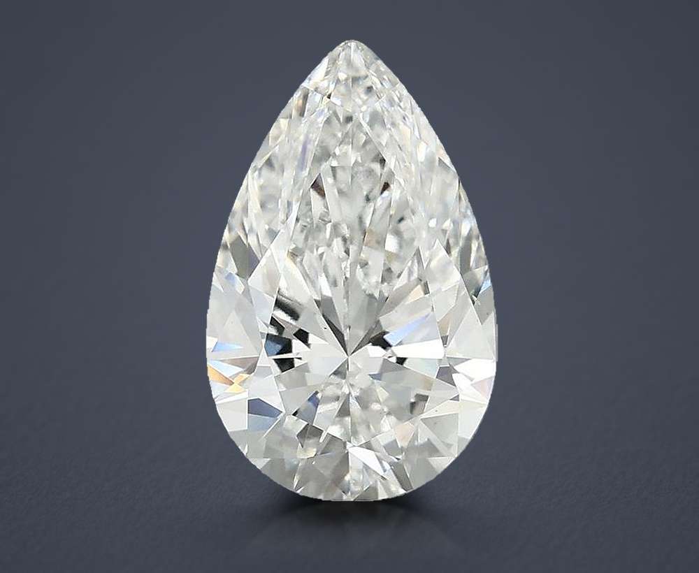 3.00 Carat Pear Lab Diamond