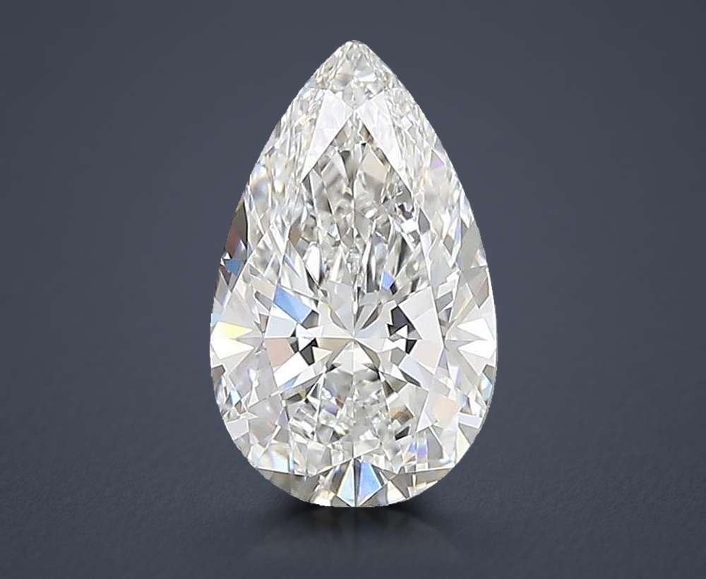1.59 Carat Pear Lab Diamond