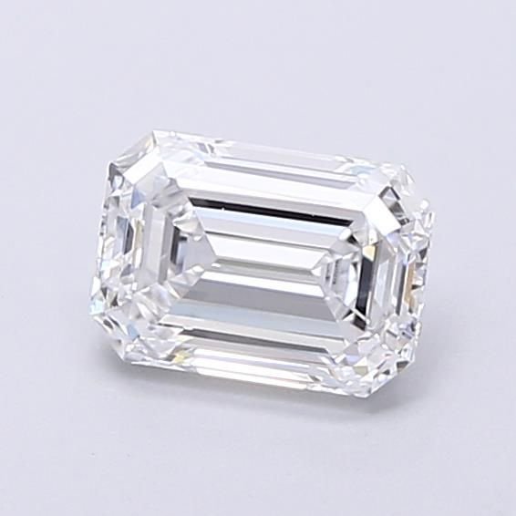 1.03ct D VVS2 Rare Carat Ideal Cut Emerald Lab Grown Diamond