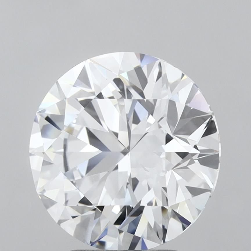 3.68ct H VVS2 Rare Carat Ideal Cut Round Lab Grown Diamond