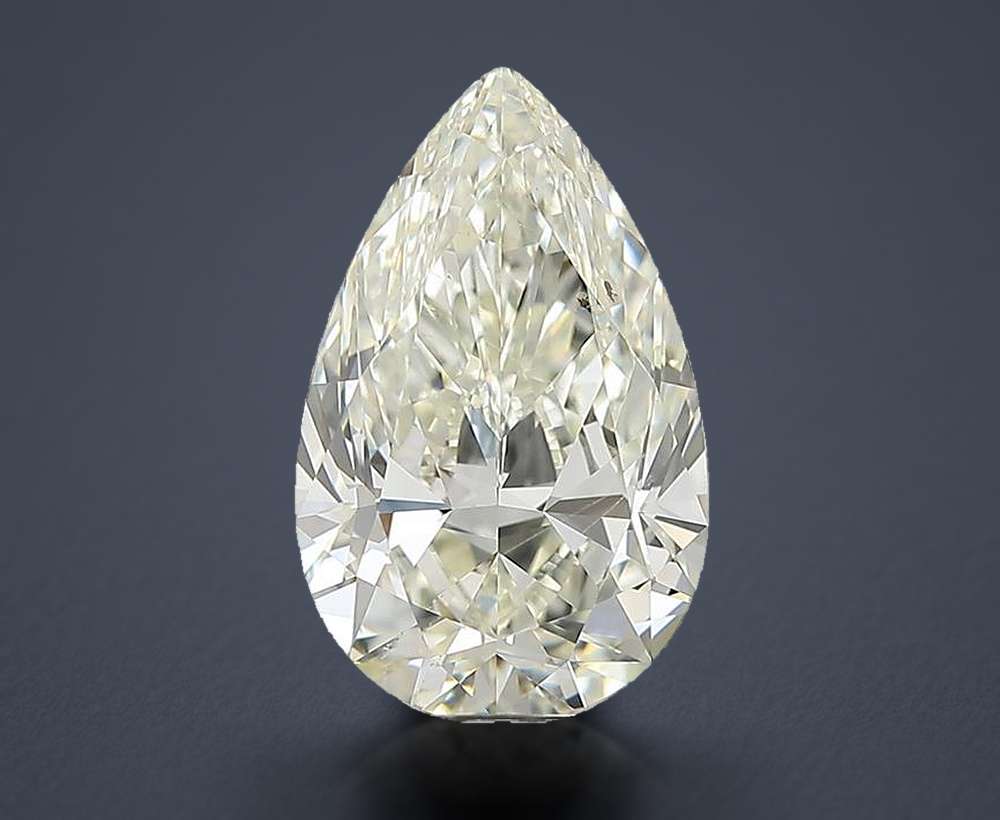 3.01 Carat Pear Natural Diamond