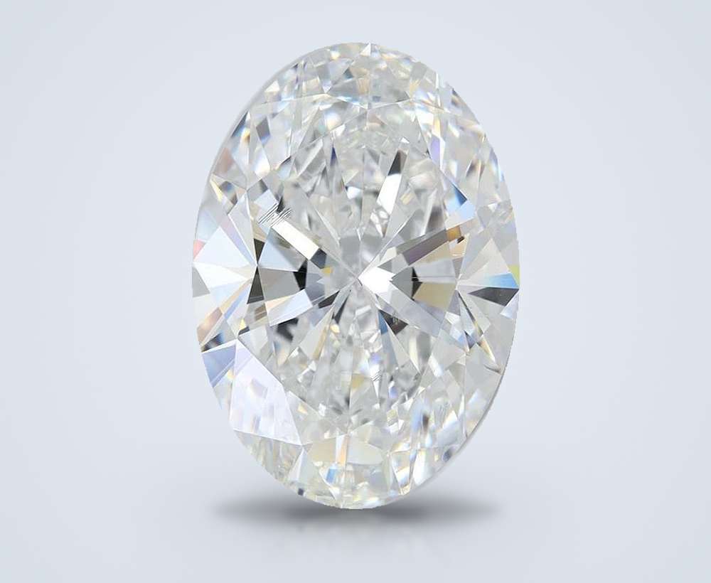 7.01 Carat Oval Lab Diamond