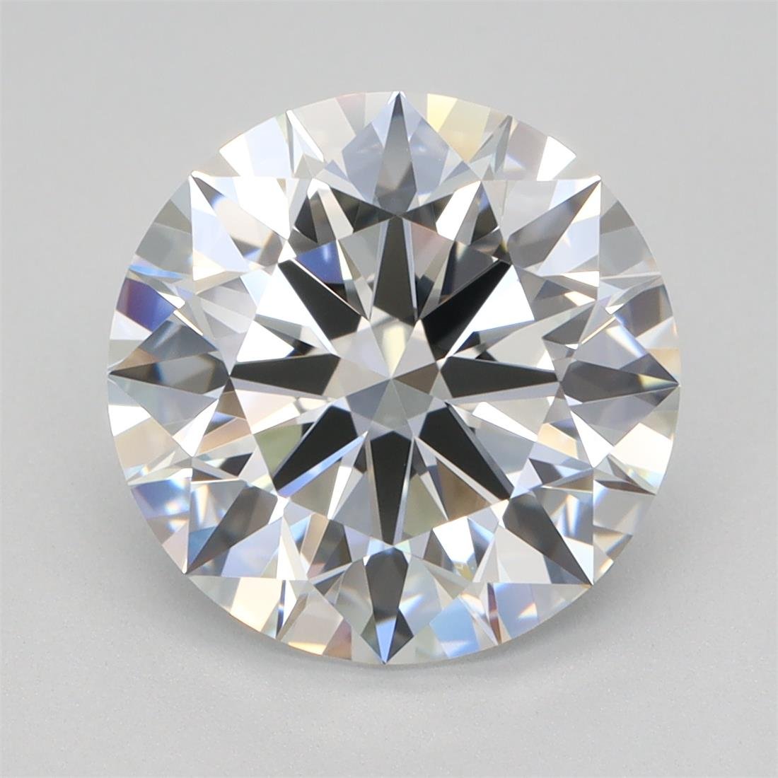 3.06ct F VVS2 Rare Carat Ideal Cut Round Lab Grown Diamond