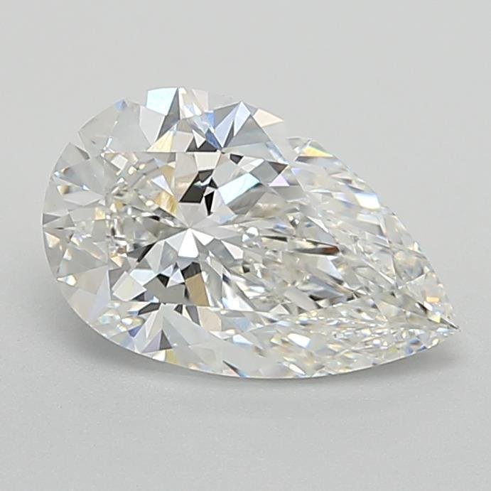2.14ct F VVS2 Rare Carat Ideal Cut Pear Lab Grown Diamond