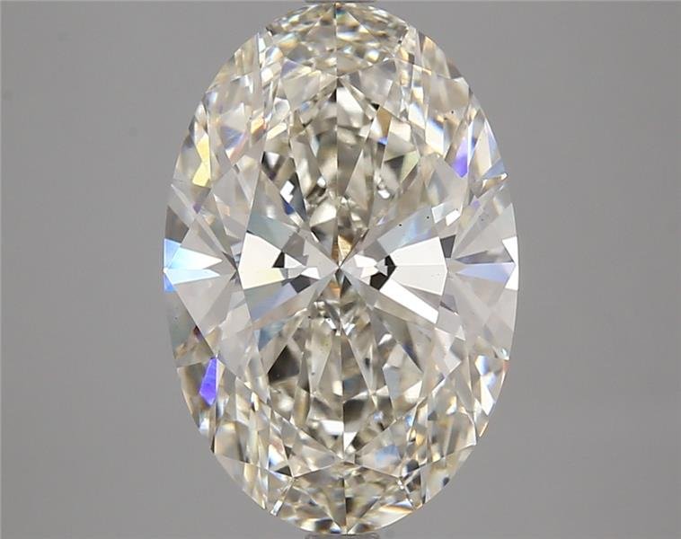 4.61ct J VS1 Rare Carat Ideal Cut Oval Lab Grown Diamond