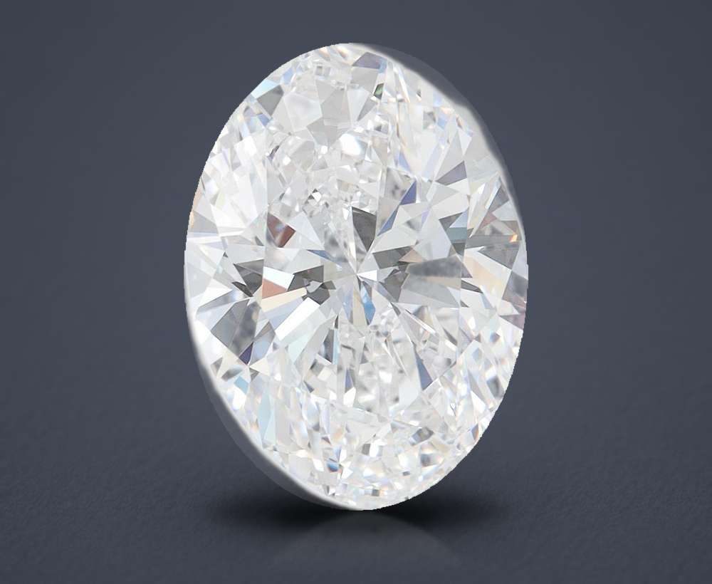 4.61 Carat Oval Lab Diamond