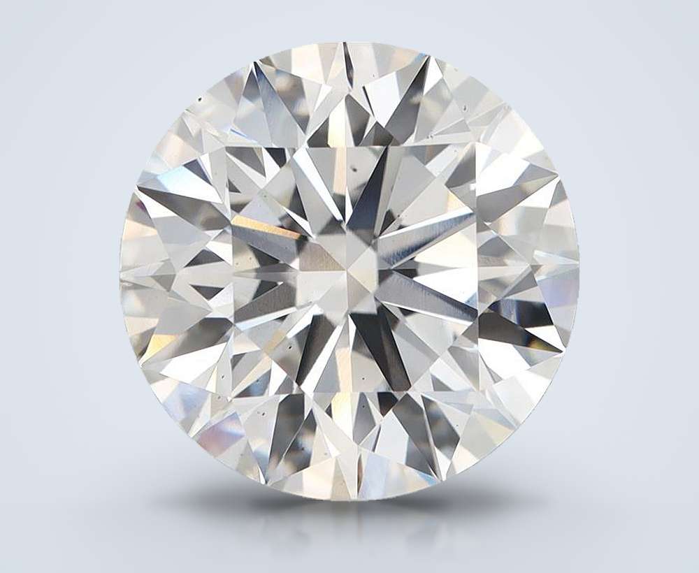7.74 Carat Round Lab Diamond