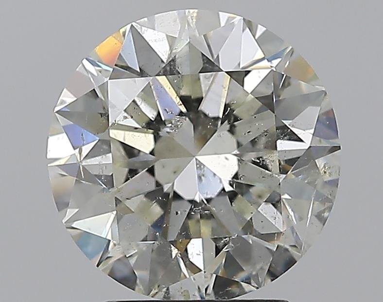 3.01ct I SI2 Excellent Cut Round Diamond