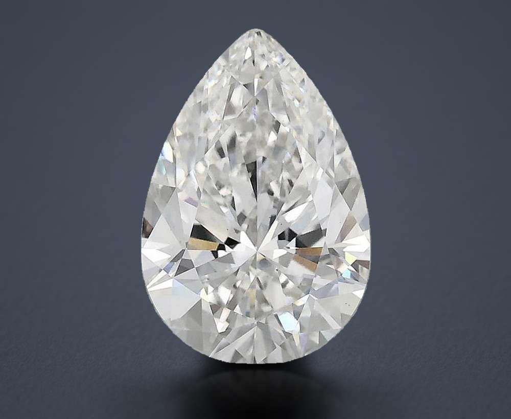 3.00 Carat Pear Lab Diamond