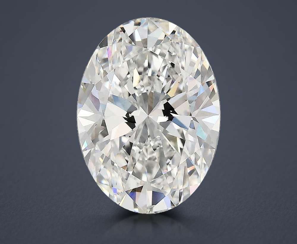 3.85 Carat Oval Lab Diamond