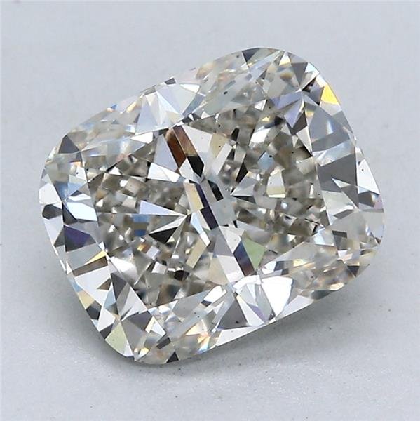 3.02ct J VS2 Rare Carat Ideal Cut Cushion Lab Grown Diamond