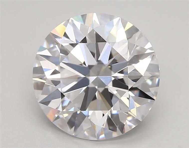 3.45ct D VVS2 Rare Carat Ideal Cut Round Lab Grown Diamond