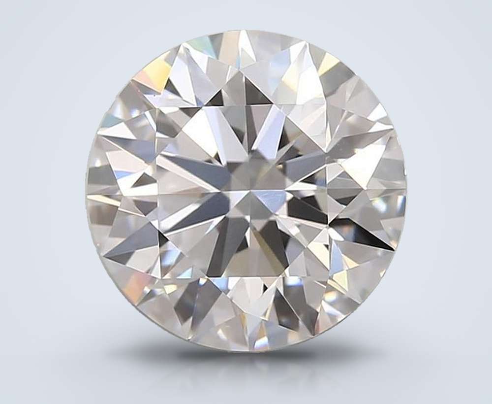 3.45 Carat Round Lab Diamond