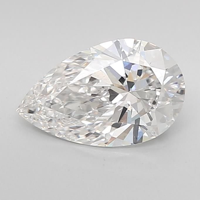 2.05ct E VS2 Rare Carat Ideal Cut Pear Lab Grown Diamond