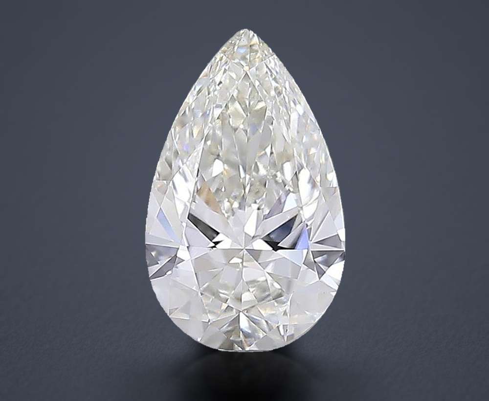2.67 Carat Pear Lab Diamond